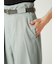 ベルト付きタックワイドパンツ