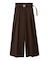 ベルト付きタックワイドパンツ