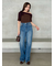 シフォンリボンオフショルニット