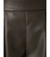 レースヘムレザーライクショートパンツ