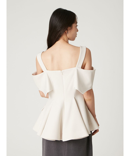 オフショルペプラムトップス｜フレイアイディーの通販｜&mall（アンド