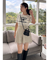 カレッジロゴインターシャニットプルオーバー