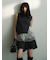 【WEB限定カラー】ラッフルフリルレイヤーニット
