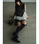 【WEB限定カラー】ラッフルフリルレイヤーニット