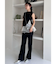 【WEB限定カラー】ラッフルフリルレイヤーニット