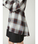 2wayオンブレチェックシャツ