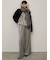 クラッシュベロアドロストワイドパンツ