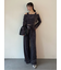 クラッシュベロアドロストワイドパンツ