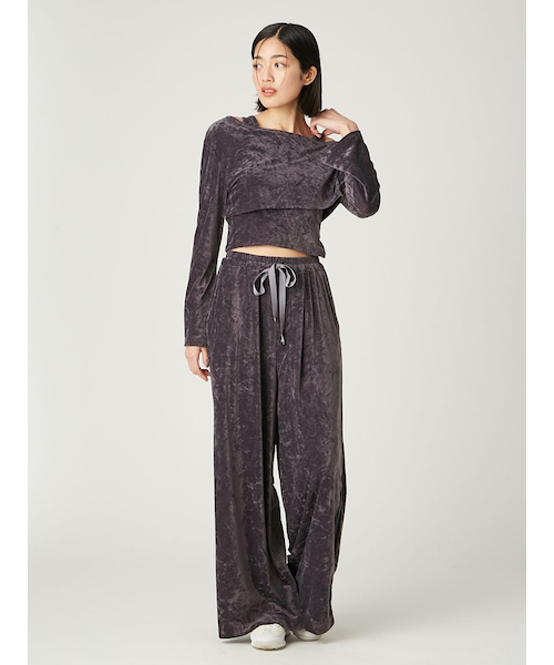 igi ベロアフーディー FRAY I.D｜クラッシュベロアレイヤードカットソー | Rakuten