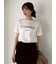 ラメフライスプリントTシャツ