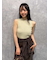 アイレットリブノースリニット