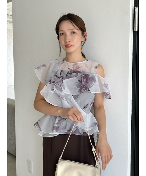 ラッフルブラウスセットドレス｜フレイアイディーの通販｜&mall