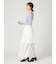 アシメフレアスリットティアードスカート