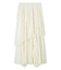 アシメフレアスリットティアードスカート