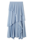 アシメフレアスリットティアードスカート