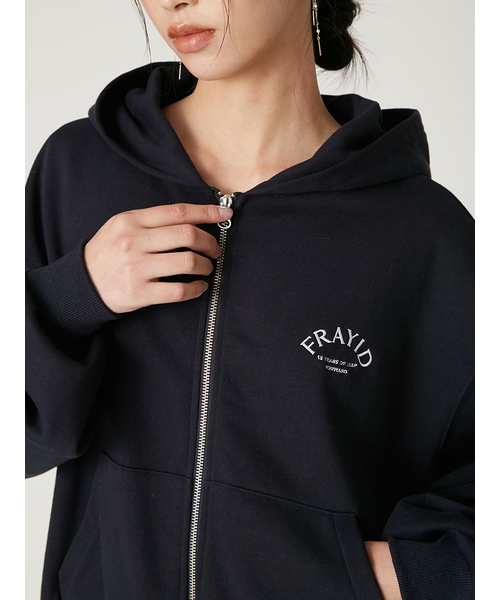 15thオリジナルロゴジップアップフーディー｜フレイアイディーの