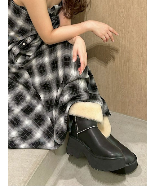 FRAY I.D｜UGG?】W ESMEE LEATHER BOOT｜フレイアイディーの通販