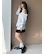 【FRAY I.D｜Champion】オフショルロングTシャツ