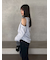 【FRAY I.D｜Champion】オフショルロングTシャツ