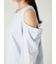 【FRAY I.D｜Champion】オフショルロングTシャツ