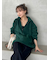 【FRAY I.D｜Champion】フリースハーフジッププルオーバー