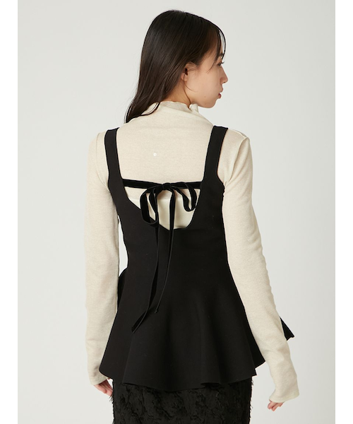 ペプラムフレアニットタートルセット｜フレイアイディーの通販