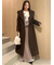 ビッグカラーウールコート