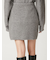 ラクーンダブルフェイスニットミニスカート