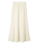 アルパカシャギーセミフレアニットスカート