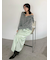 アルパカシャギーハーフジッププルオーバー