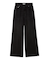 【00サイズ】ハイウエストセンタープレスワイドデニム