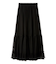 プリーツヘムチュールスカート