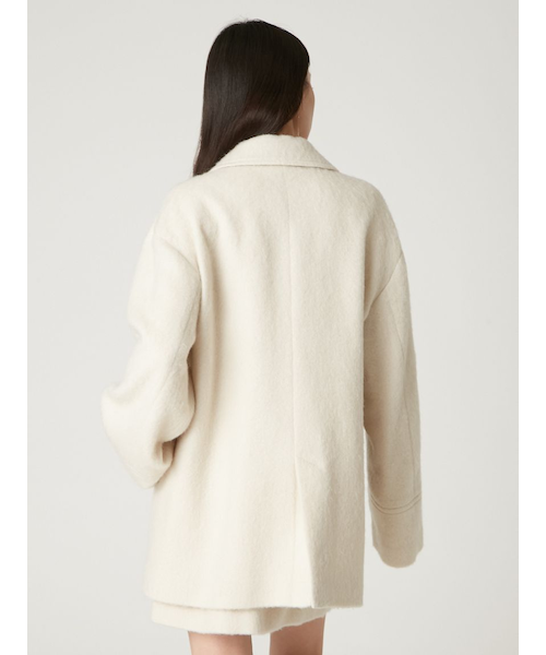 オーバーサイズウールシャギージャコット｜フレイアイディーの通販