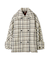 ダブルブレストチェックミドルコート