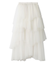 チュールアシメティアードスカート