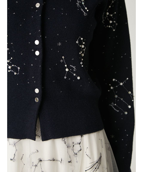 完売新品未使用品　フレイアイディー　エトワールエンブロイダリーカーディガン エトワールエンブロイダリーカーディガン｜フレイアイディーの通販