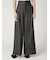 ハイウエストタックワイドパンツ