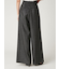 ハイウエストタックワイドパンツ