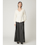 ハイウエストタックワイドパンツ