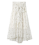 サッシュリボンフレアスカート