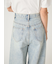 サイドラインワイドデニムパンツ