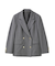 ダブルブレストシンプルジャケット／ウォッシャブル