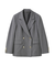 ダブルブレストシンプルジャケット／ウォッシャブル