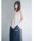 【00サイズあり】カットアウトバレルデニムパンツ