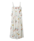 【00サイズあり】ボタニカルアシメパターンキャミワンピース