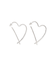 オープンハートモチーフピアス
