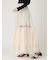 ボリュームギャザーチュールスカート