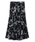 フラワープリントプリーツスカート