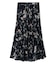 フラワープリントプリーツスカート