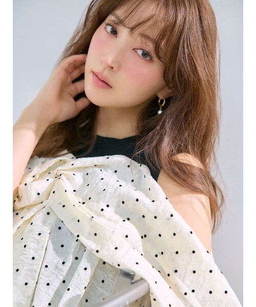 完売品⭐︎ニットコンビペプラムトップス ニットコンビペプラムトップス｜フレイアイディーの通販｜&mall